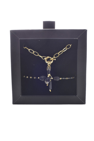 Coffret collier et bracelet pierres naturelles L'atelier de Gaspard