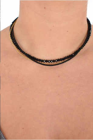 Collier multirangs perles naturelles L'atelier de Gaspard