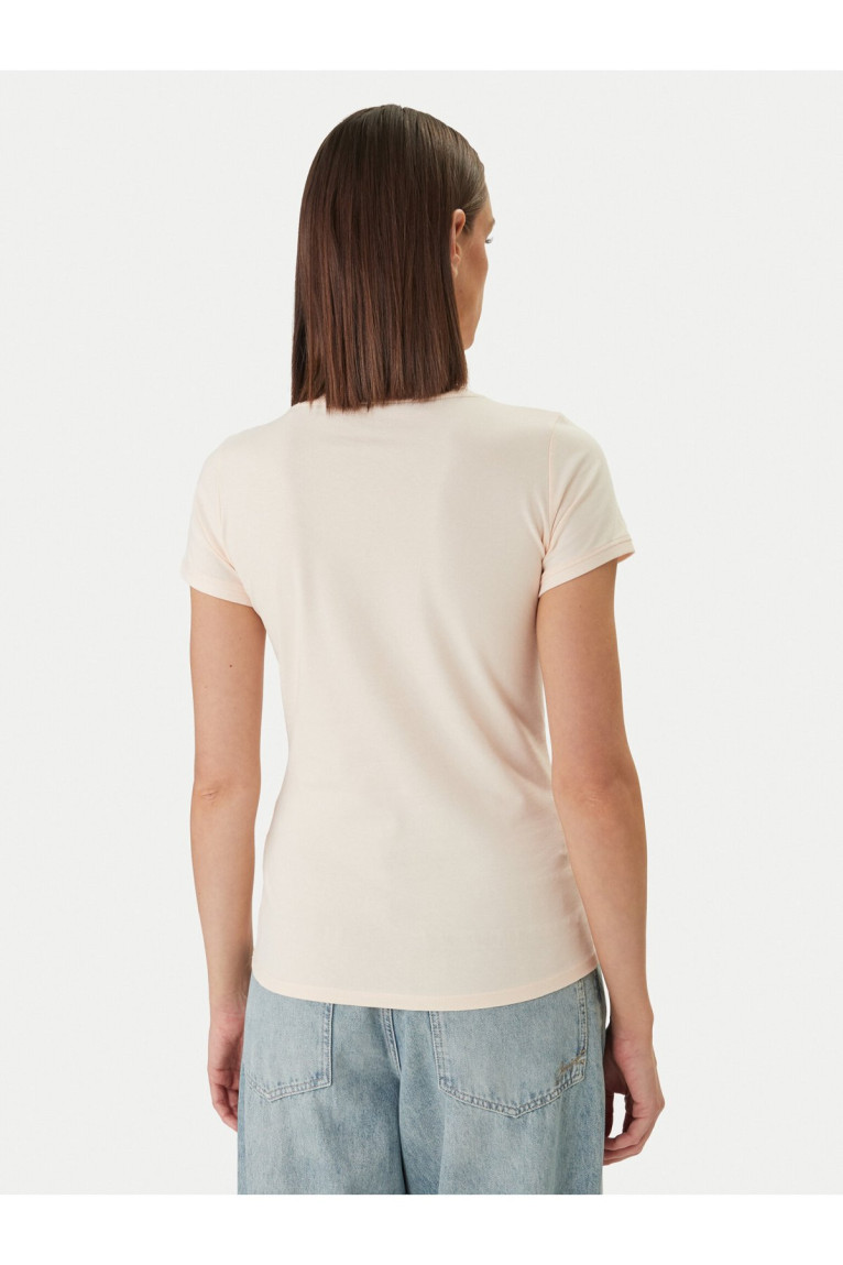TShirt MC coton col V Guess jeans