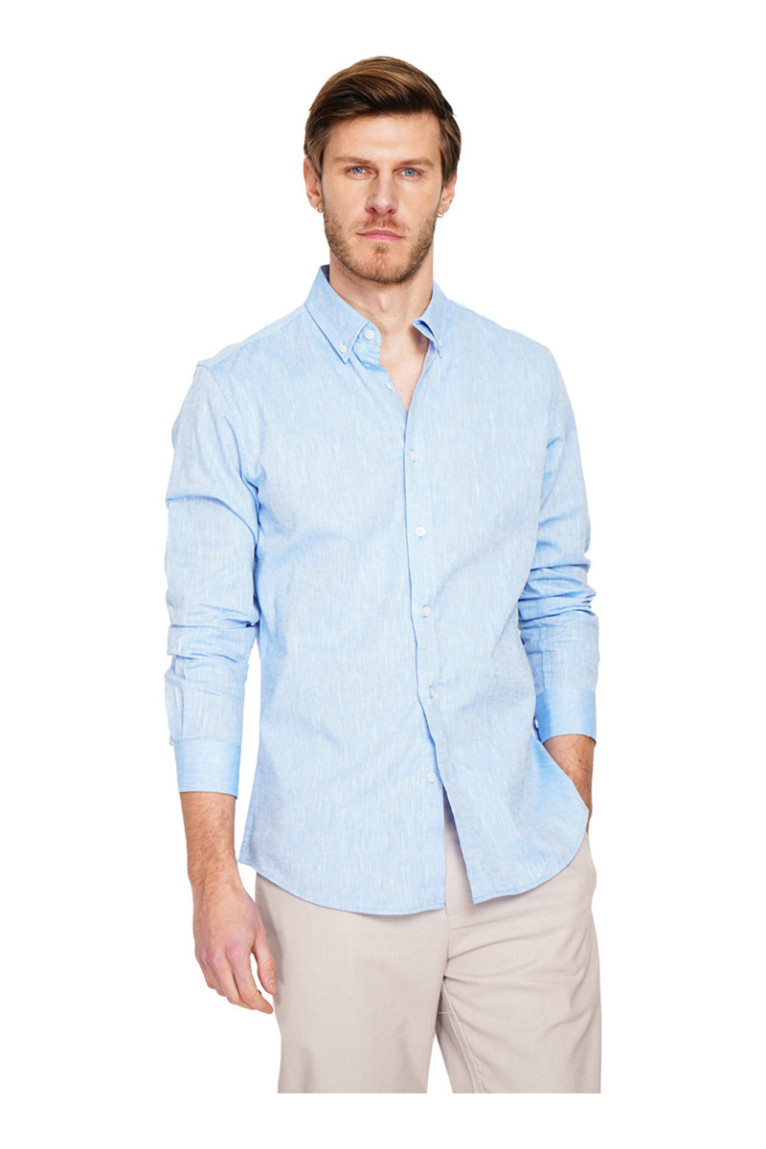 Chemise - SECRET DU LIN - Azur