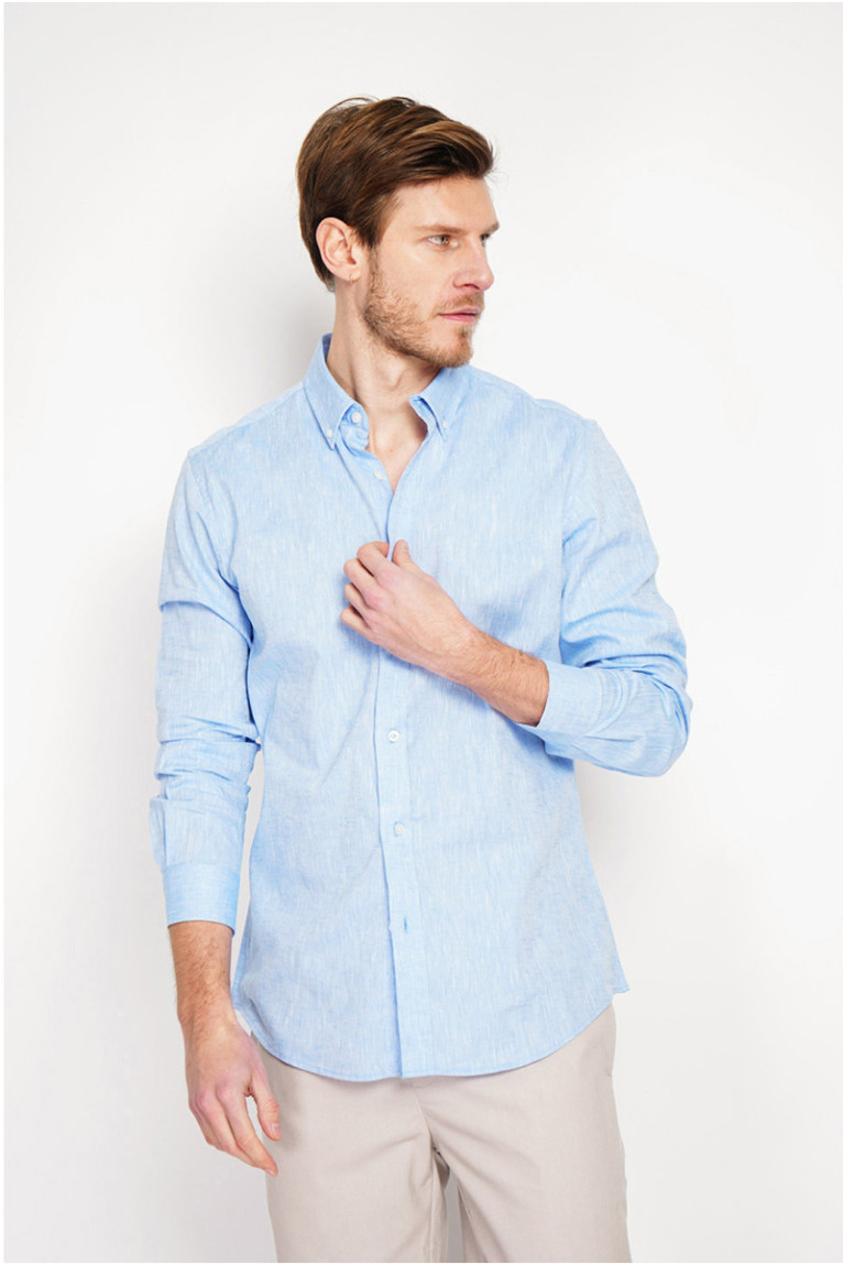 Chemise - SECRET DU LIN - Azur
