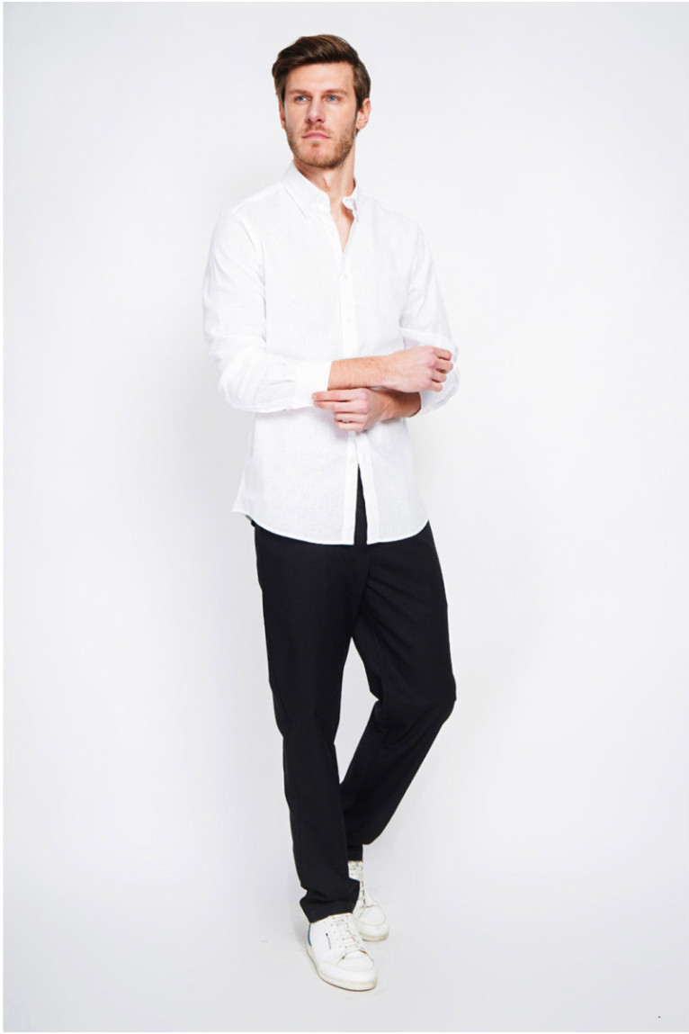 Chemise - SECRET DU LIN - Blanc