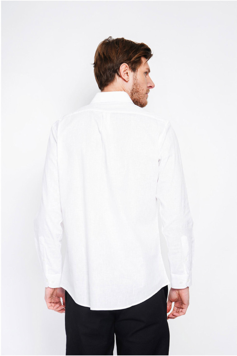 Chemise - SECRET DU LIN - Blanc
