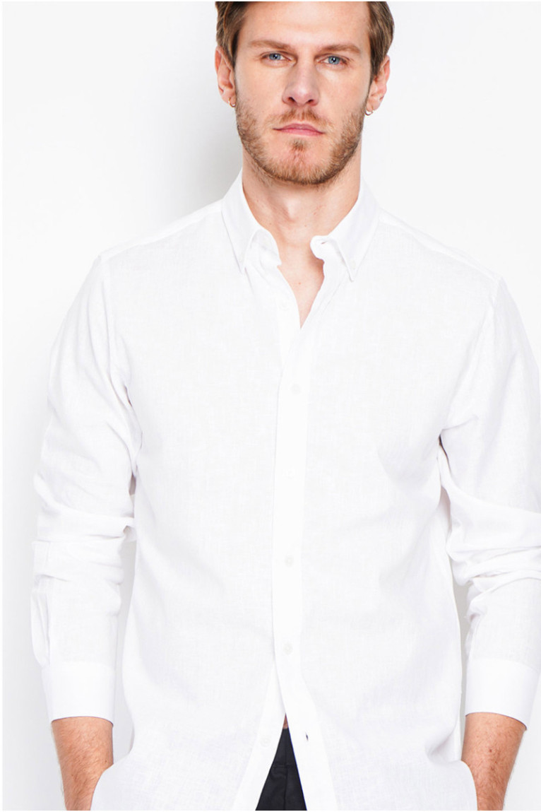 Chemise - SECRET DU LIN - Blanc