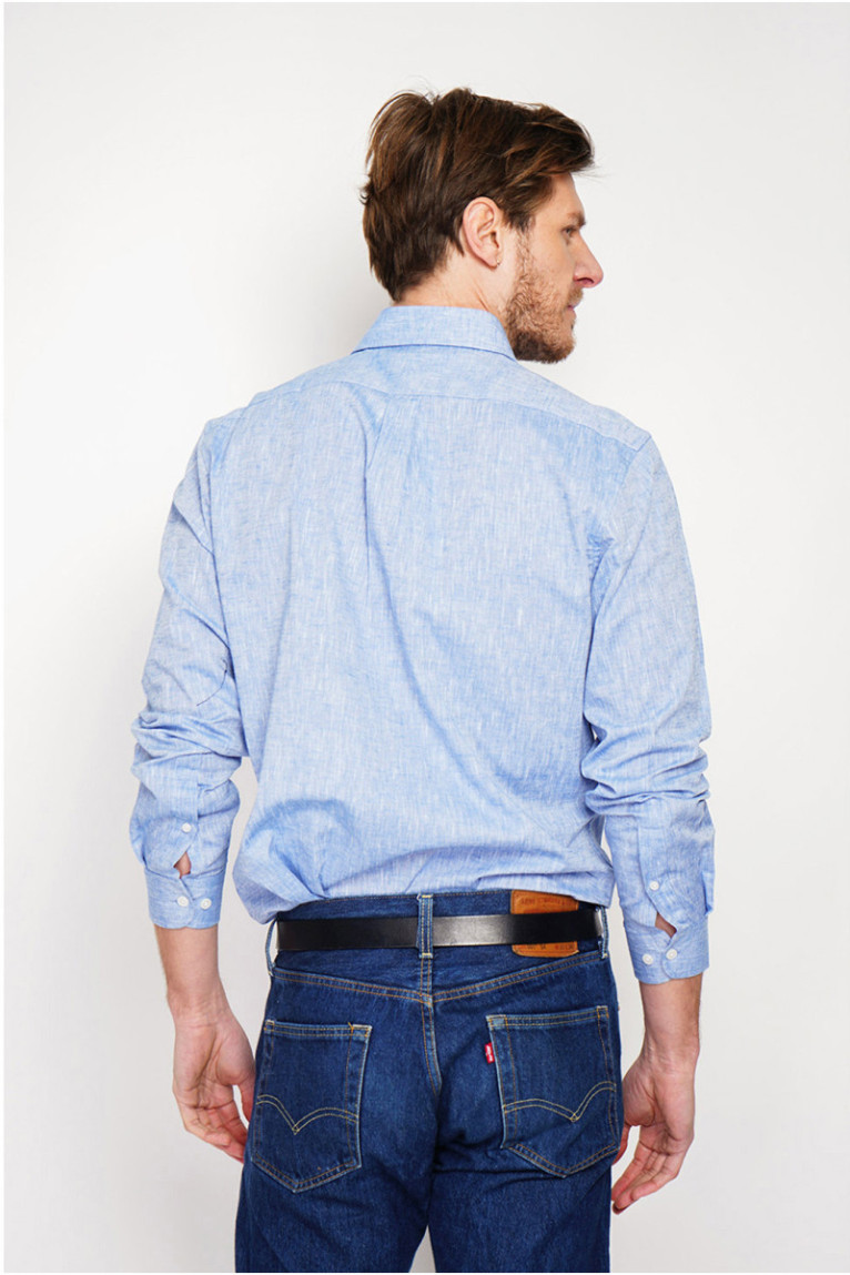 Chemise - SECRET DU LIN - Bleu Jeans