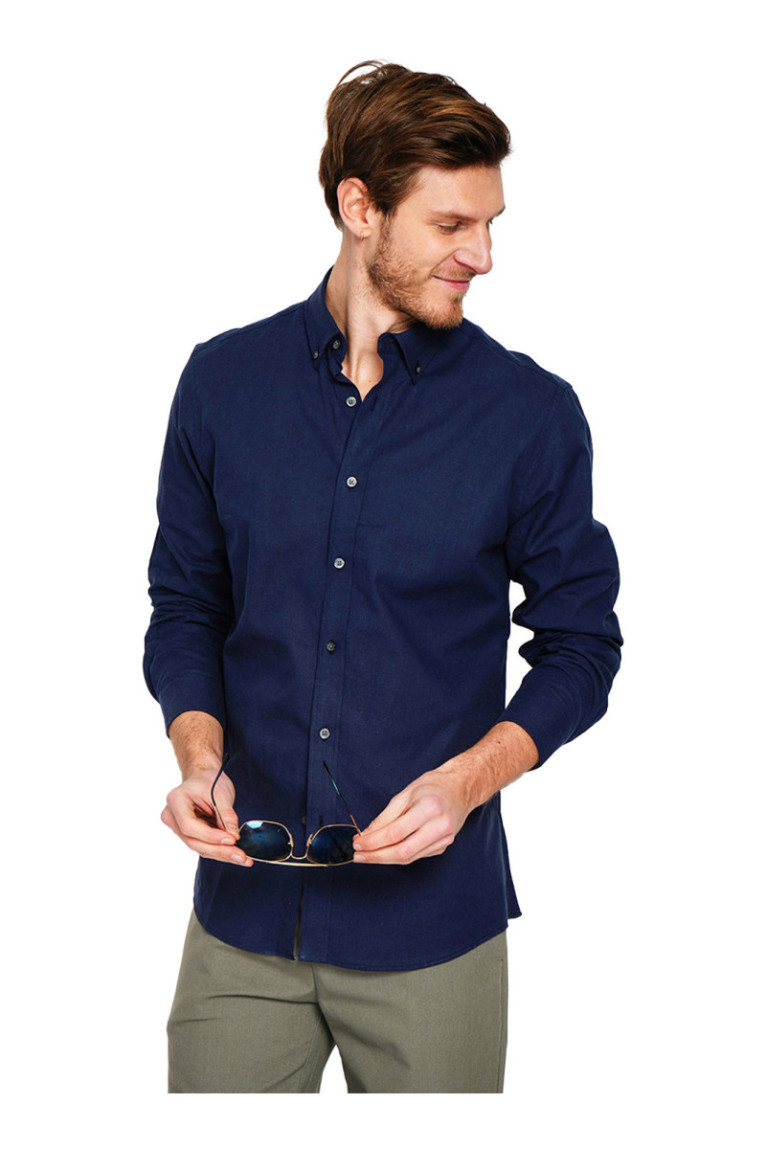 Chemise - SECRET DU LIN - Marine