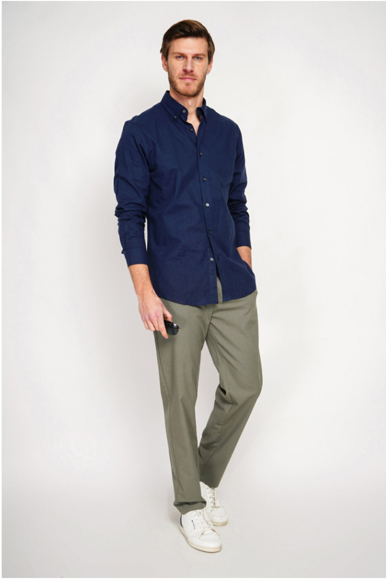 Chemise - SECRET DU LIN - Marine