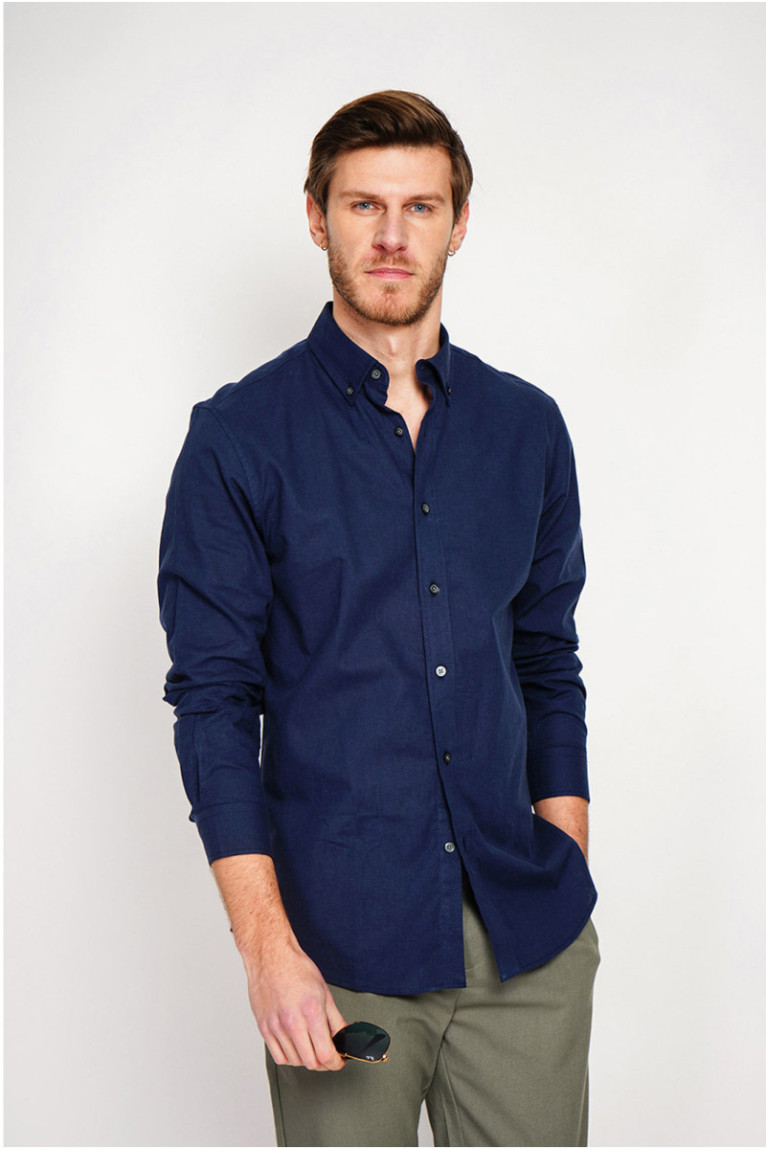 Chemise - SECRET DU LIN - Marine