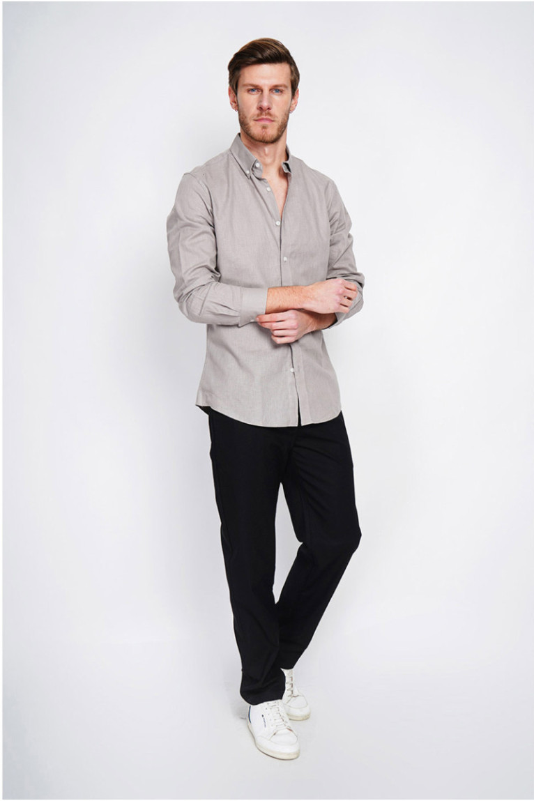 Chemise - SECRET DU LIN - Marron