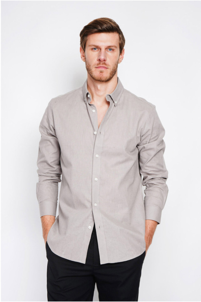 Chemise - SECRET DU LIN - Marron