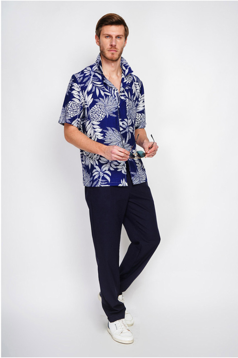 Chemise - SECRET DU LIN - Marine