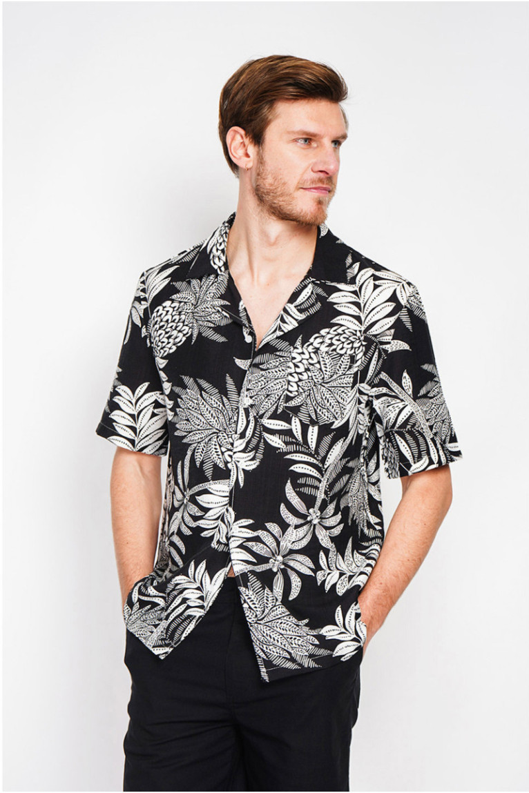 Chemise - SECRET DU LIN - Noir