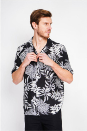 Chemise - SECRET DU LIN - Noir
