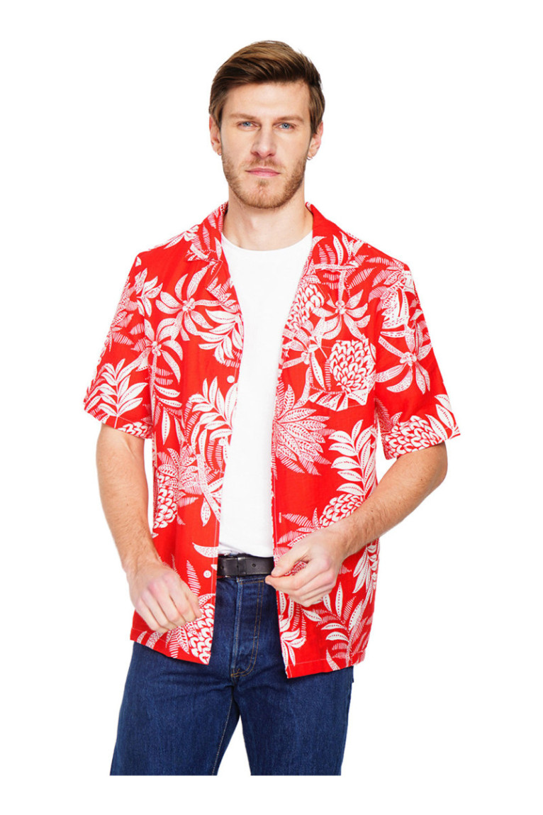 Chemise - SECRET DU LIN - Rouge