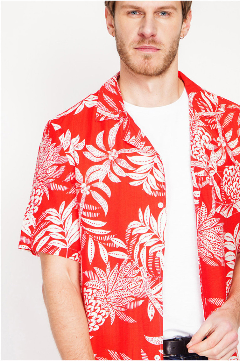Chemise - SECRET DU LIN - Rouge