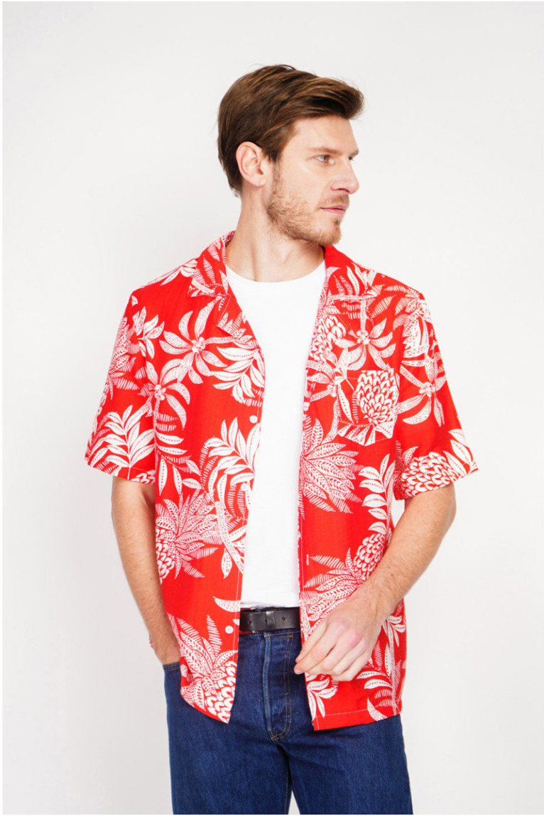 Chemise - SECRET DU LIN - Rouge