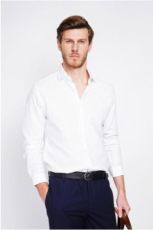 Chemise - SECRET DU LIN - Blanc