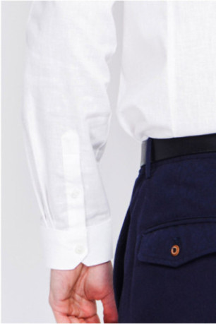 Chemise - SECRET DU LIN - Blanc
