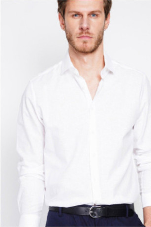 Chemise - SECRET DU LIN - Blanc