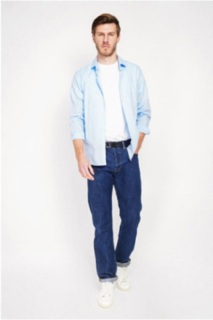 Chemise - SECRET DU LIN - Ciel