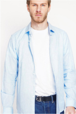 Chemise - SECRET DU LIN - Ciel