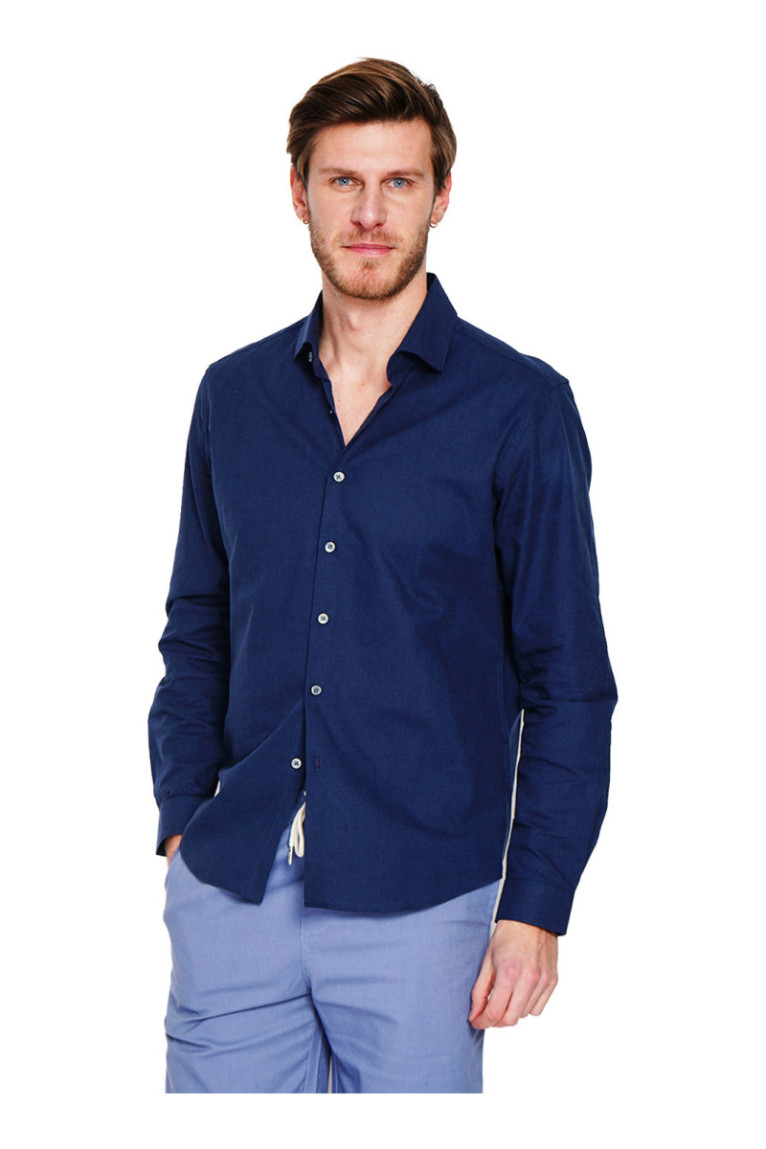Chemise - SECRET DU LIN - Marine