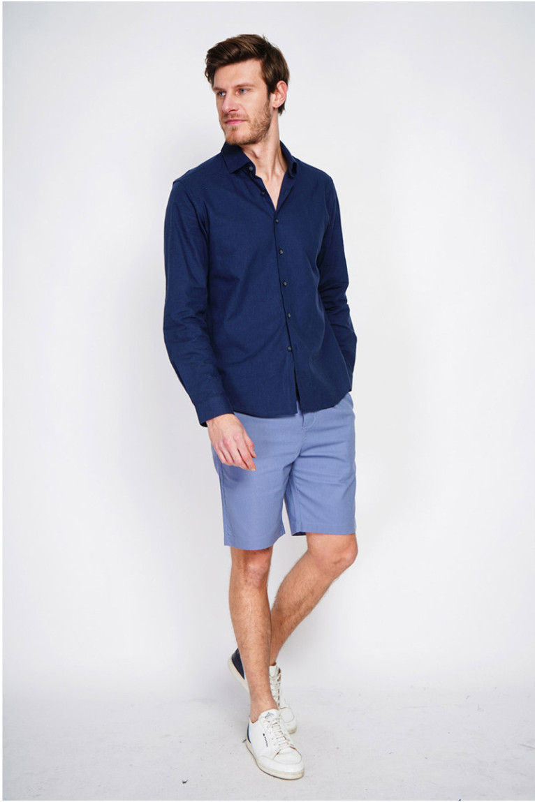 Chemise - SECRET DU LIN - Marine