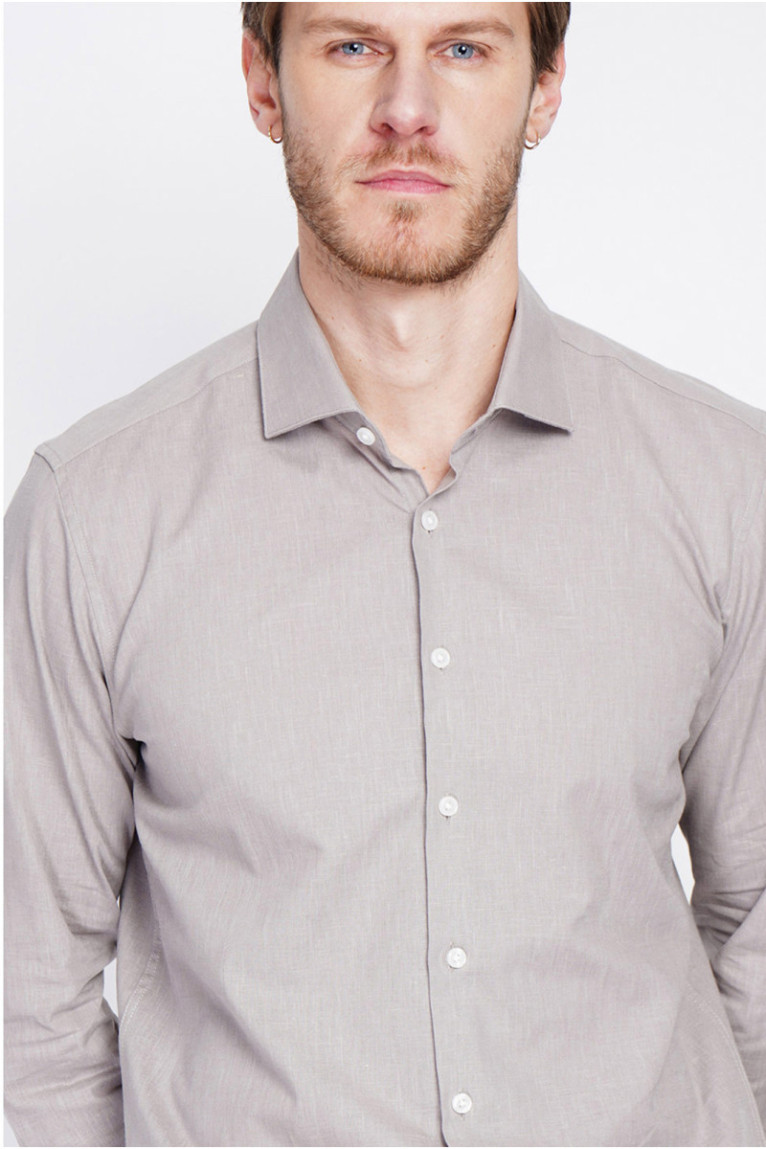 Chemise - SECRET DU LIN - Marron