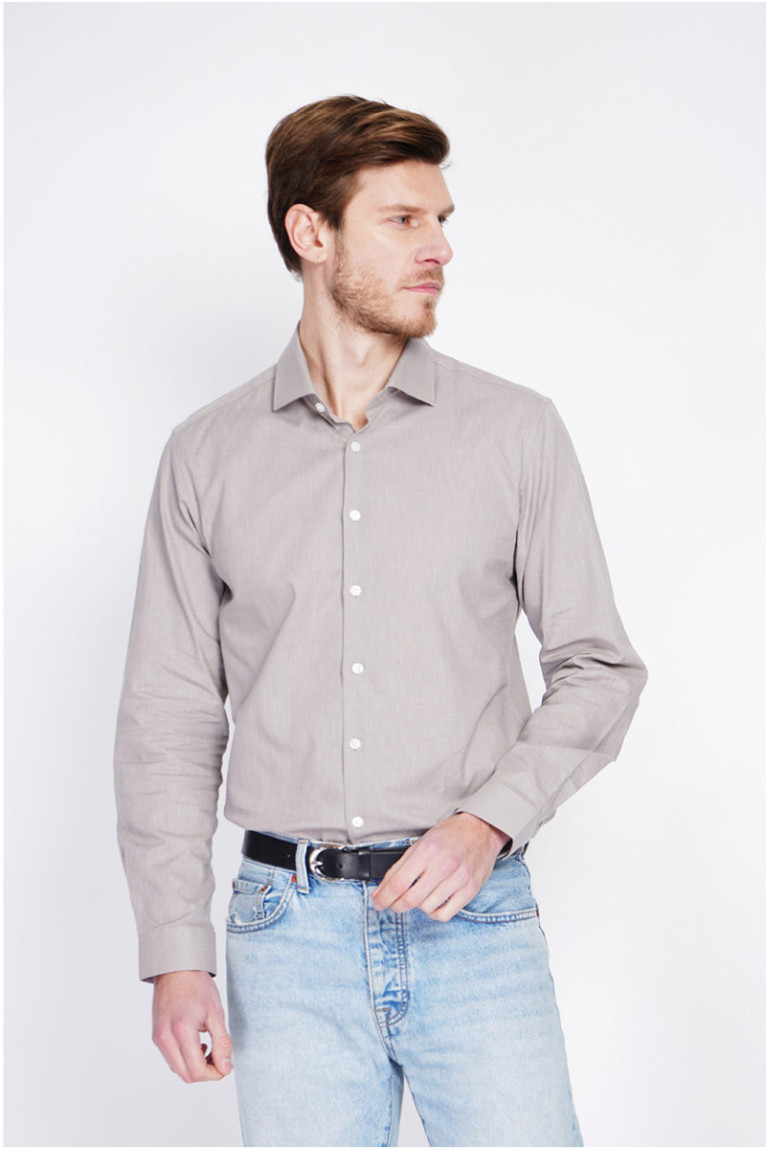 Chemise - SECRET DU LIN - Marron