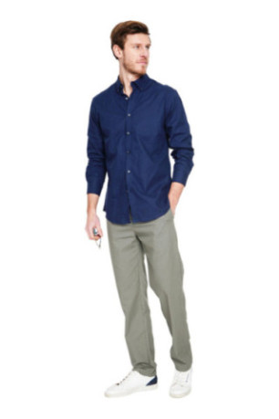 Pantalon - SECRET DU LIN - Kaki Claire