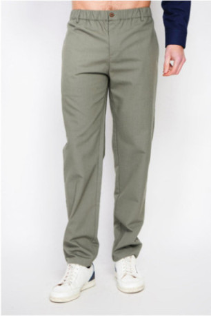 Pantalon - SECRET DU LIN - Kaki Claire