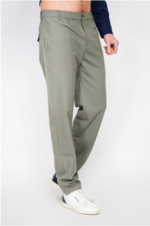 Pantalon - SECRET DU LIN - Kaki Claire