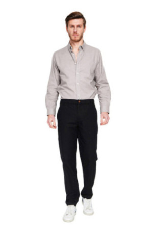 Pantalon - SECRET DU LIN - Noir