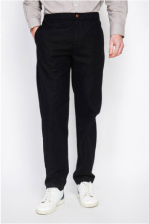Pantalon - SECRET DU LIN - Noir