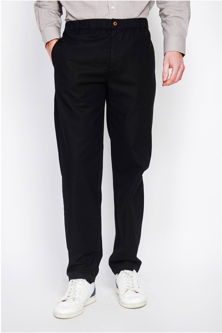 Pantalon - SECRET DU LIN - Noir