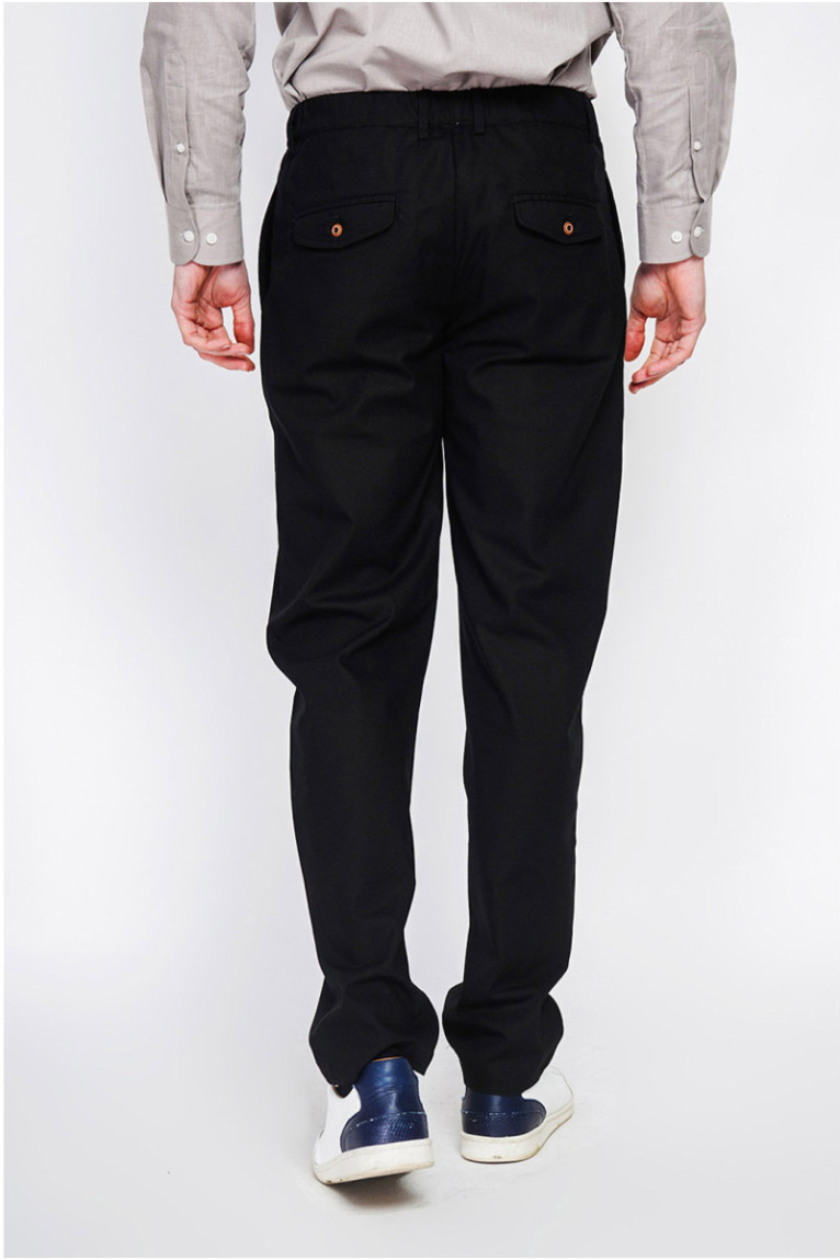 Pantalon - SECRET DU LIN - Noir