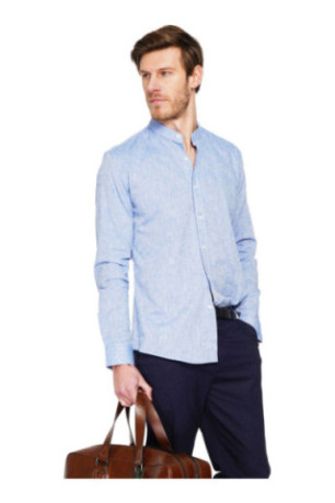 Chemise - SECRET DU LIN - Bleu Jeans
