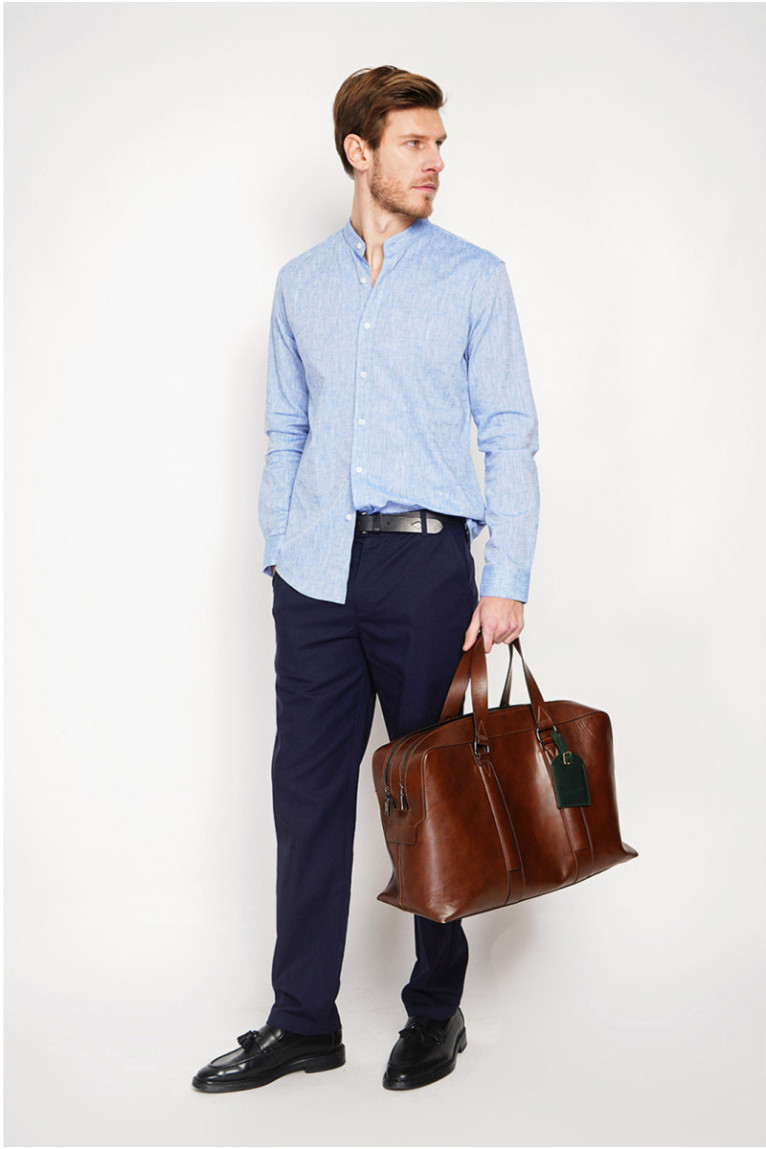 Chemise - SECRET DU LIN - Bleu Jeans