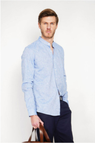 Chemise - SECRET DU LIN - Bleu Jeans