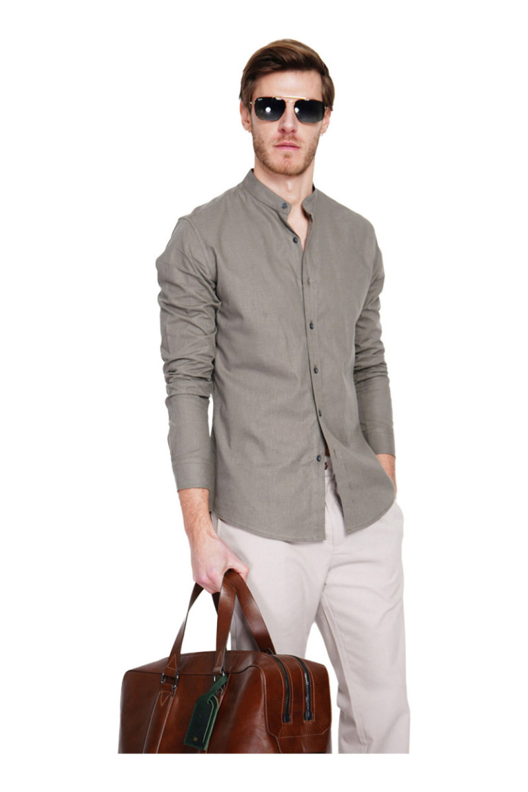 Chemise - SECRET DU LIN - Kaki