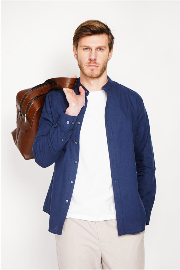 Chemise - SECRET DU LIN - Marine