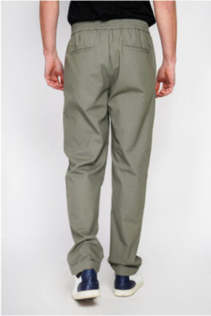 Pantalon - SECRET DU LIN - Kaki Claire