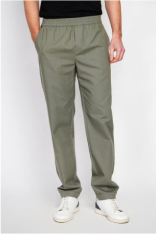 Pantalon - SECRET DU LIN - Kaki Claire