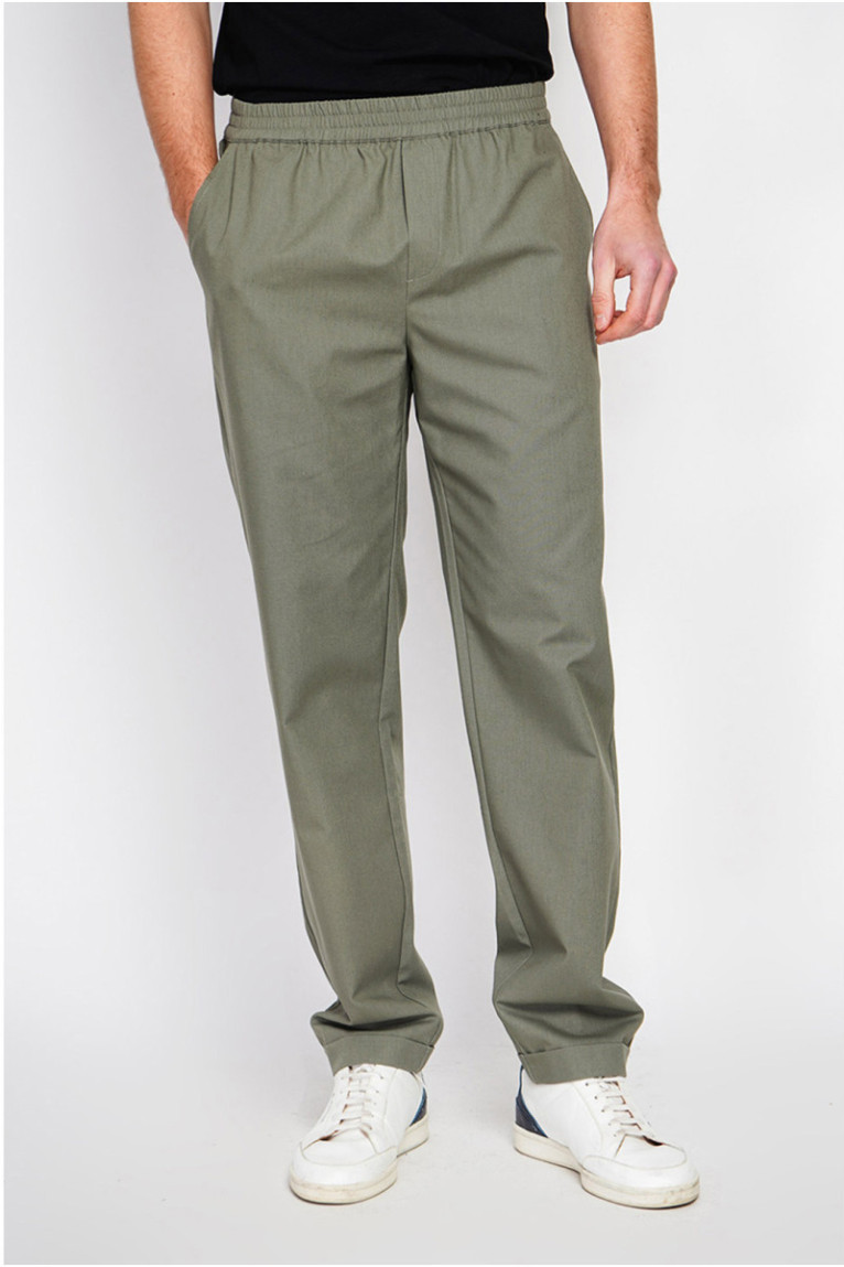 Pantalon - SECRET DU LIN - Kaki Claire