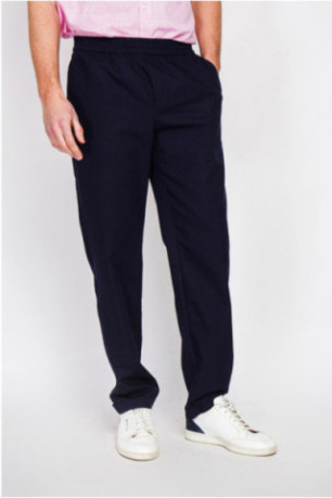 Pantalon - SECRET DU LIN - Marine