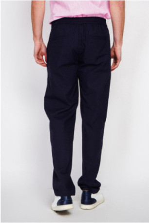 Pantalon - SECRET DU LIN - Marine