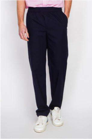 Pantalon - SECRET DU LIN - Marine