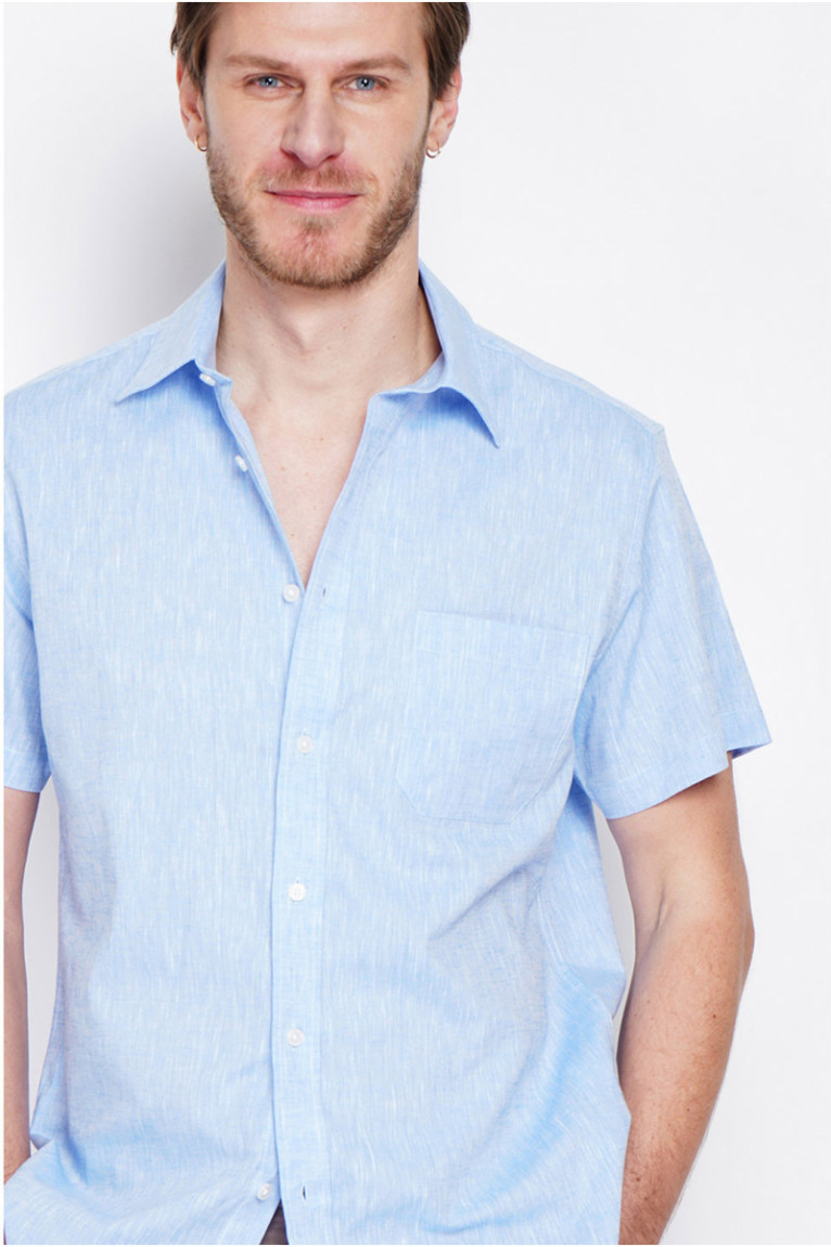 Chemise - SECRET DU LIN - Azur