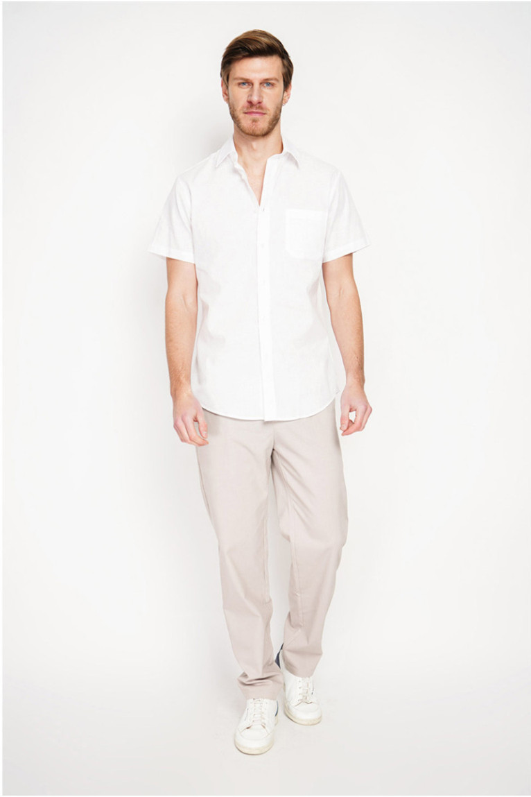 Chemise - SECRET DU LIN - Blanc
