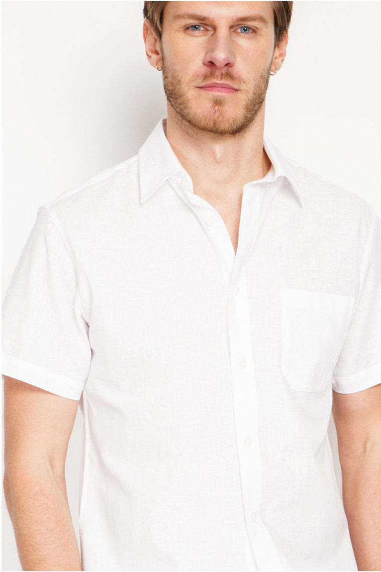 Chemise - SECRET DU LIN - Blanc